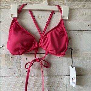 Shade & Shore Pink Bikini Top